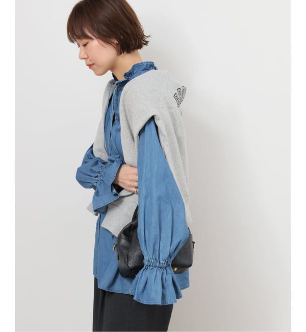 JOURNAL STANDARD relume「《追加》ライトデニムスタンドカラーブラウス」|シャツ・ブラウス|