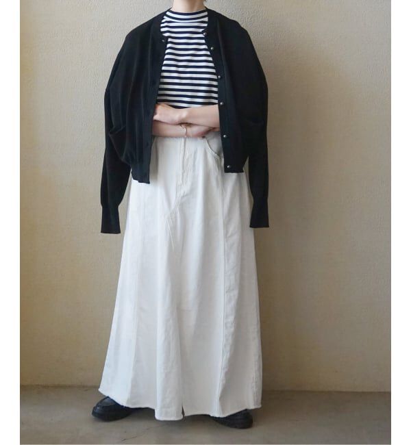 journal standard luxe「11OZデニム スウィッチスカート（010）」|スカート|ホワイト