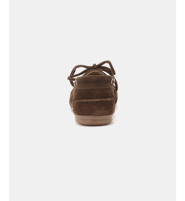 journal standard L'essage「【ALOHAS/アロハス】 Rowan Suede Brown Leather Loafers」|スリッポン|