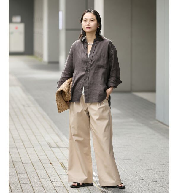 JOURNAL STANDARD「リネンレギュラーカラーシャツ」|シャツ・ブラウス|