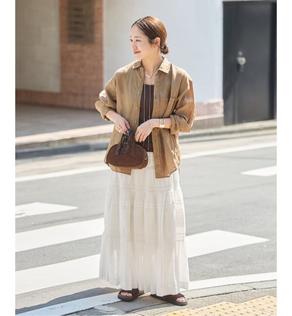 JOURNAL STANDARD「リネンレギュラーカラーシャツ」|シャツ・ブラウス|