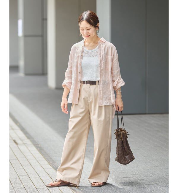 JOURNAL STANDARD「リネンレギュラーカラーシャツ」|シャツ・ブラウス|