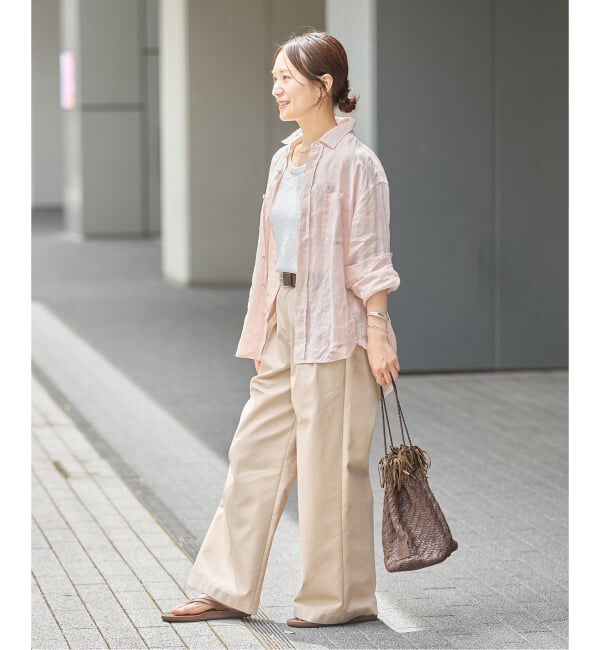 JOURNAL STANDARD「リネンレギュラーカラーシャツ」|シャツ・ブラウス|