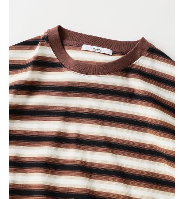 JOURNAL STANDARD relume「《予約》オンブレー ボーダー Tシャツ」|Tシャツ・カットソー|