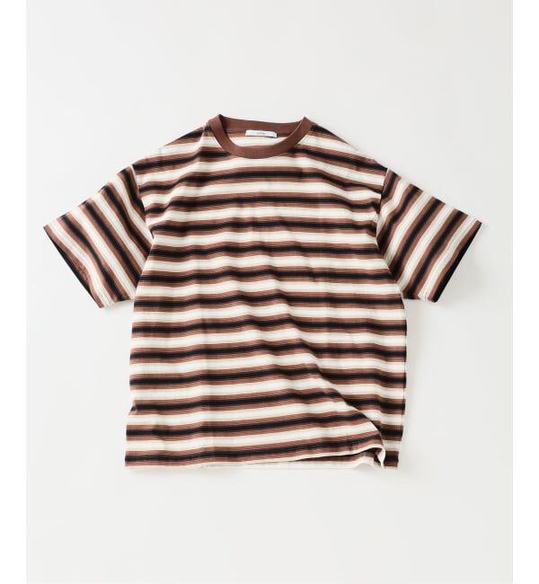 JOURNAL STANDARD relume「《予約》オンブレー ボーダー Tシャツ」|Tシャツ・カットソー|ブラウン