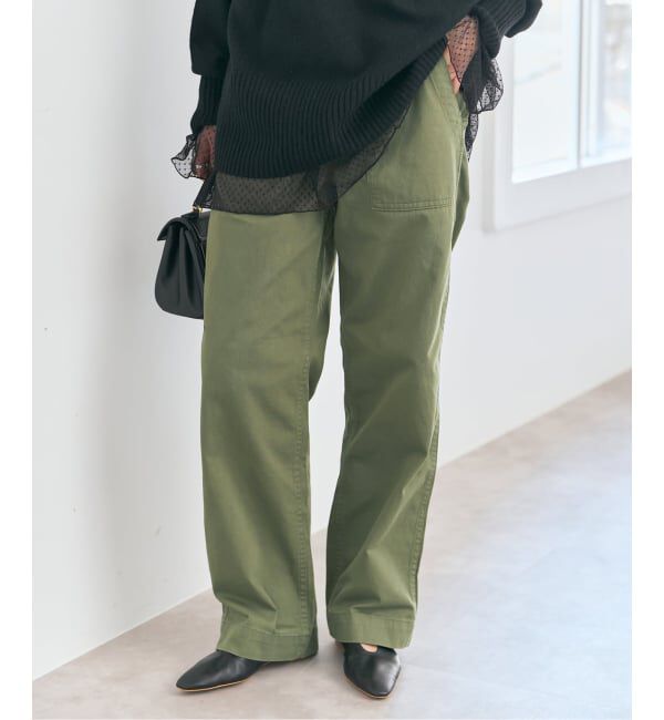 Spick and Span「《WEB限定 / 追加3》ルーズベイカーパンツ」|カーゴ|