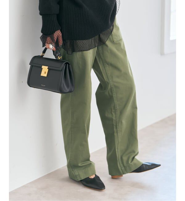 Spick and Span「《WEB限定 / 追加3》ルーズベイカーパンツ」|カーゴ|