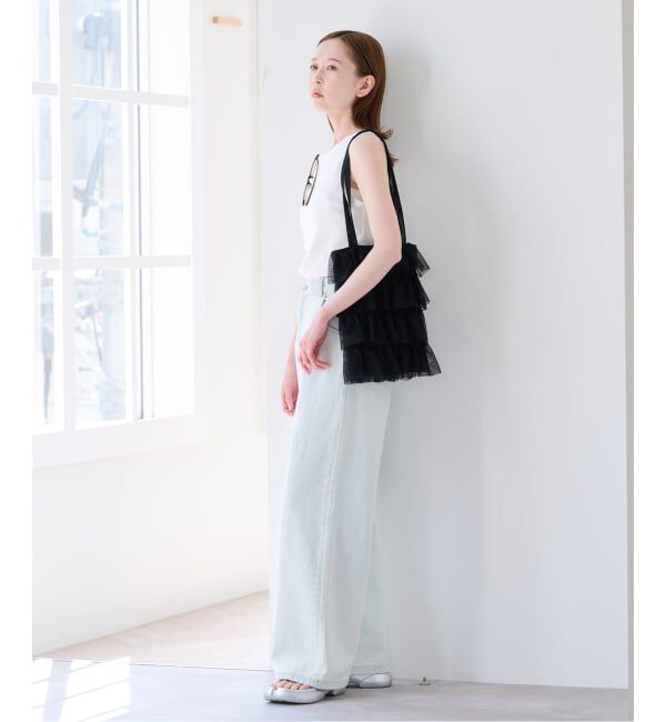 U by SPICK&SPAN「Casselini / キャセリーニ メッシュフリルトート」|トートバッグ|