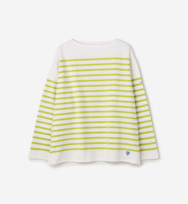 ORCIVAL「ORCIVAL | ラッセル ボートネック ワイドセーラーTシャツ MEN」|Tシャツ・カットソー|YELLOW系1
