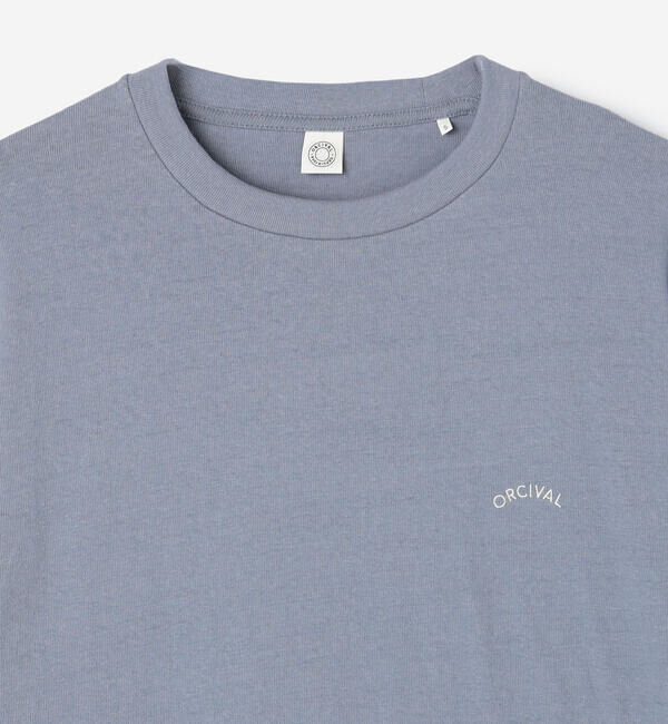 ORCIVAL「ORCIVAL | アンイーブンジャージー 刺繍ショートスリーブTシャツ MEN」|Tシャツ・カットソー|