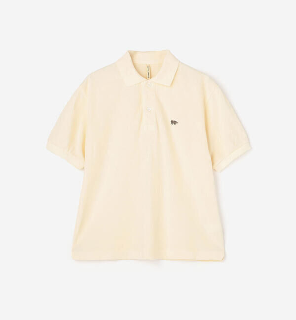  「SCYE BASICS | 〈別注〉コットンピケ ポロシャツ WOMEN」|ポロシャツ|ECRU