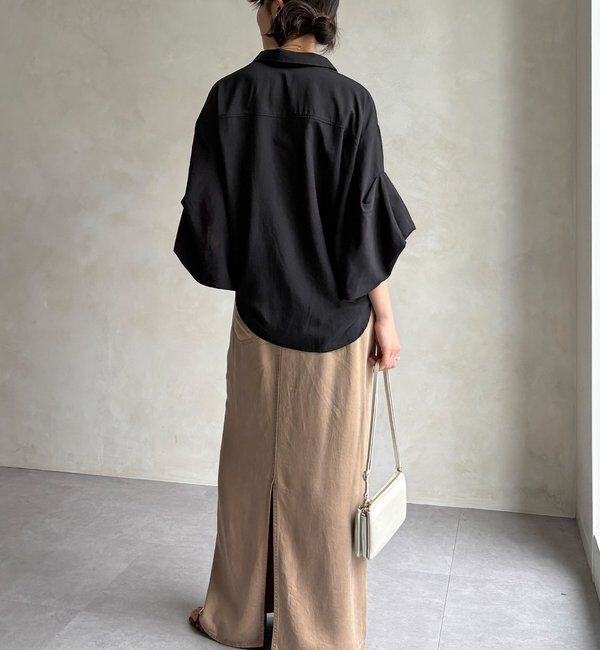  「【WEB限定】タックボリュームスリーブシャツ」|シャツ・ブラウス|