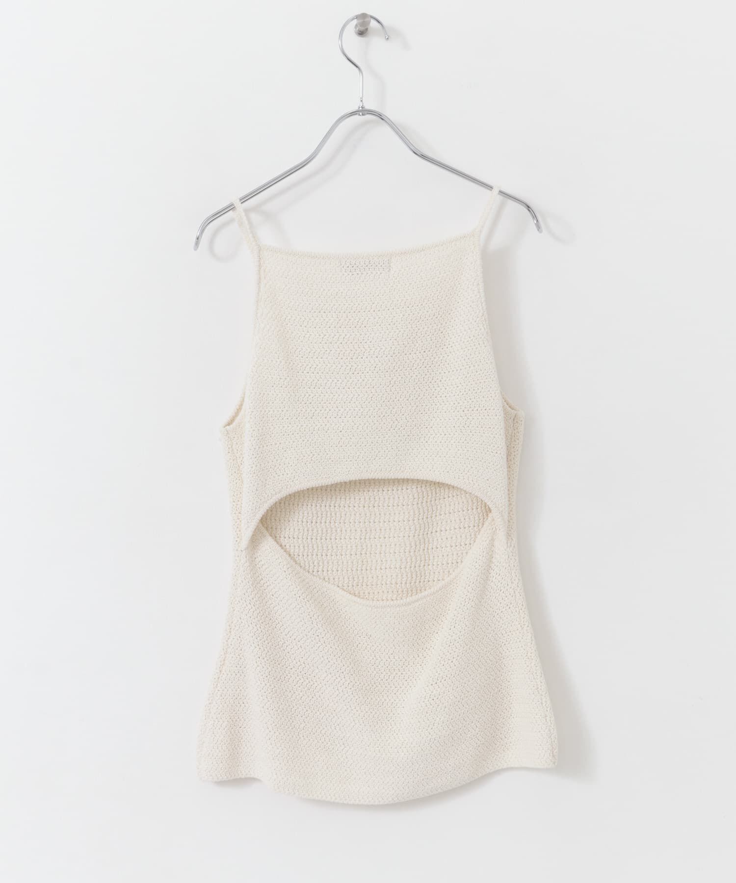 URBAN RESEARCH ROSSO「le　CROCHET BACKPOINT TOP」|ニット・セーター|
