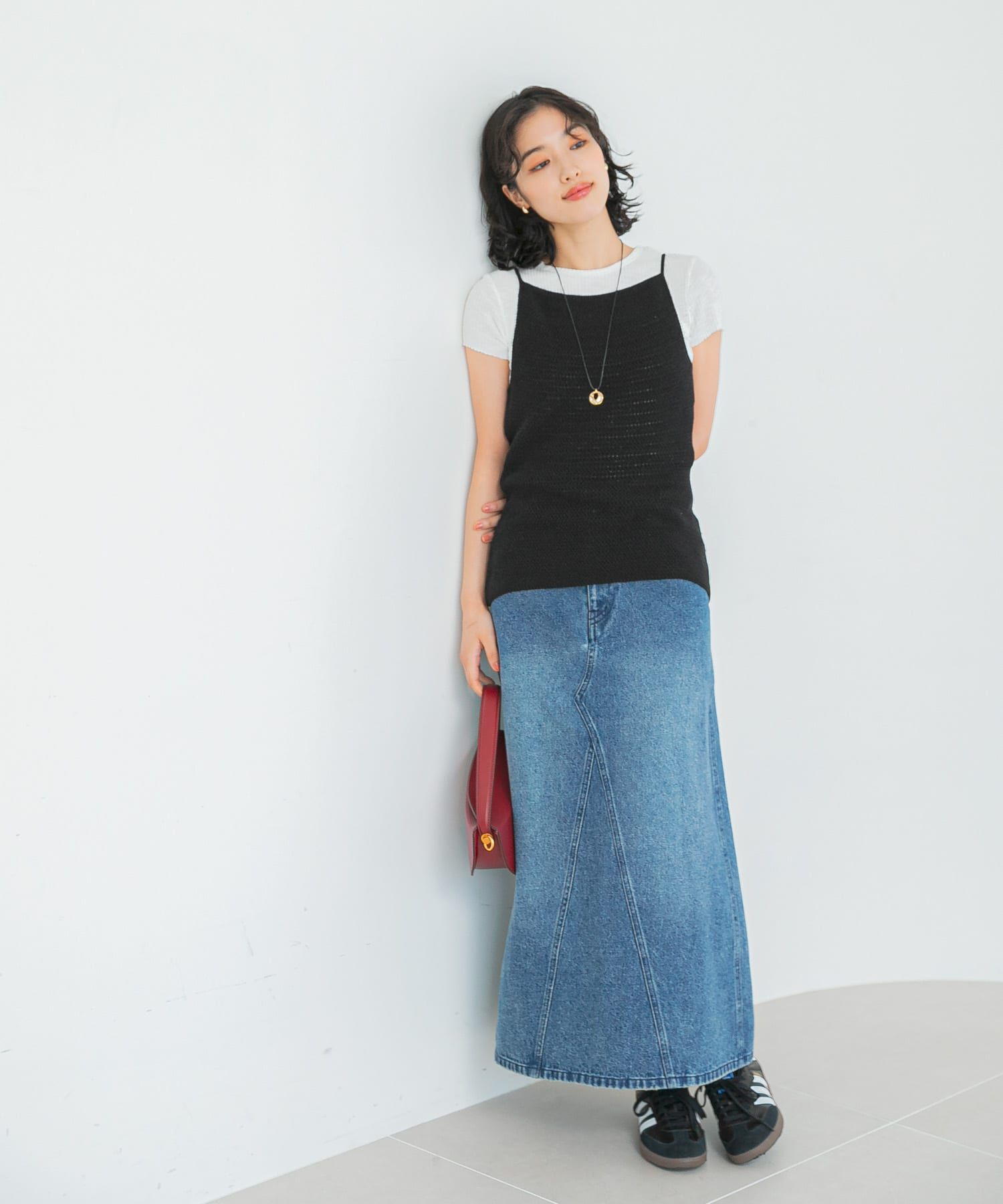 URBAN RESEARCH ROSSO「le　CROCHET BACKPOINT TOP」|ニット・セーター|