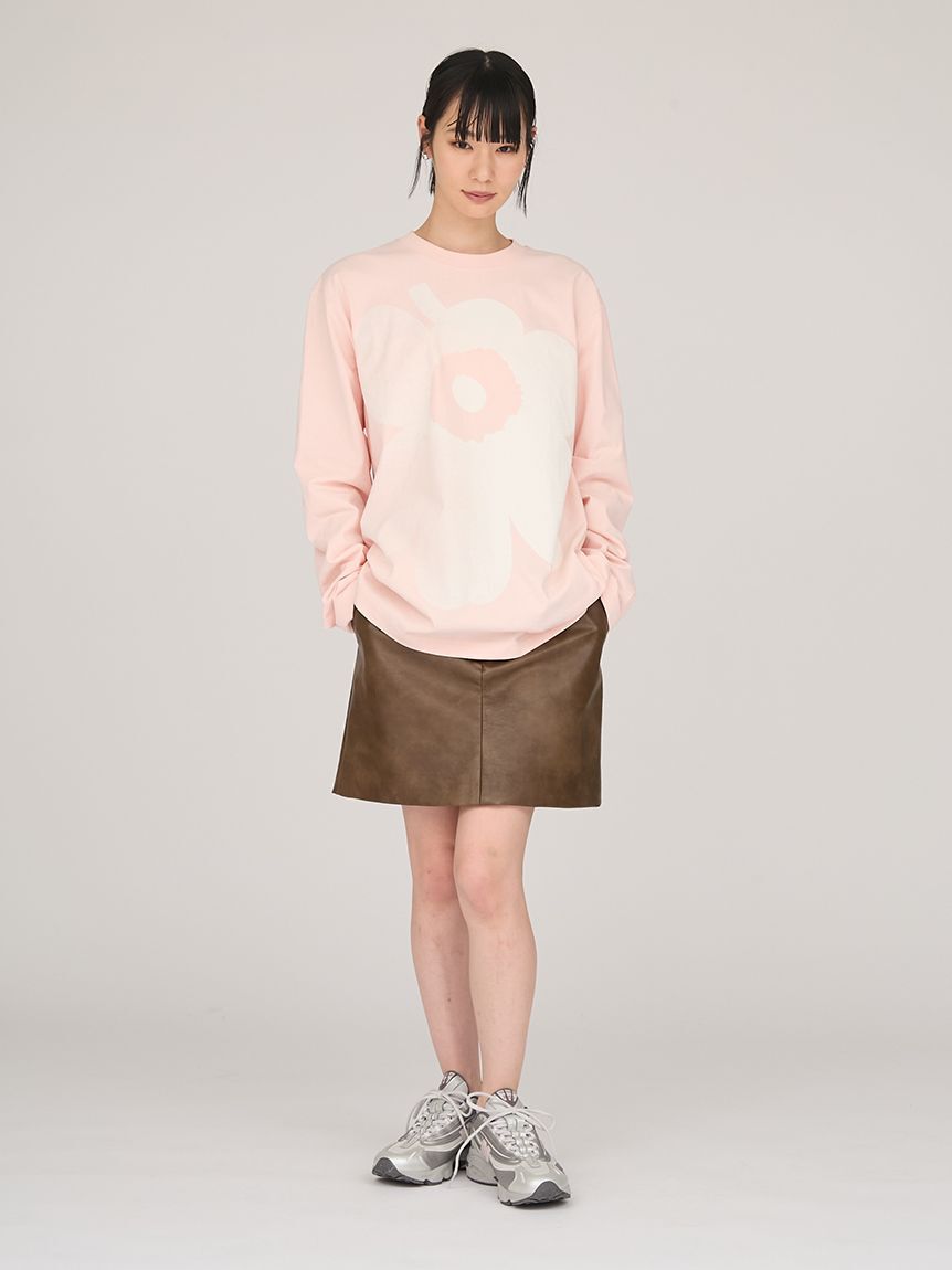 emmi「【emmi|Marimekko】Kioski Biitti Unikko Placement Jersey Top」|Tシャツ・カットソー|