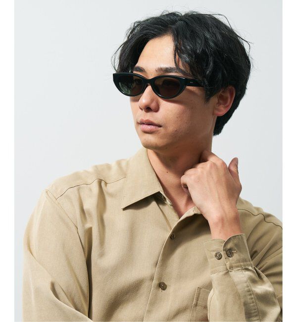  「Zoff｜JOURNAL STANDARD relume オーバル型 横長 サングラス 紫外線対策 UVカット ジャーナルスタンダード」|サングラス|