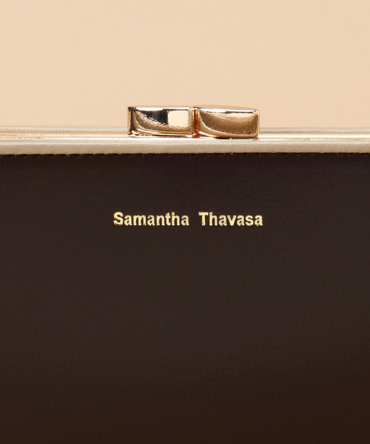 Samantha Thavasa「シンプルバイカラー口金折財布」|財布|