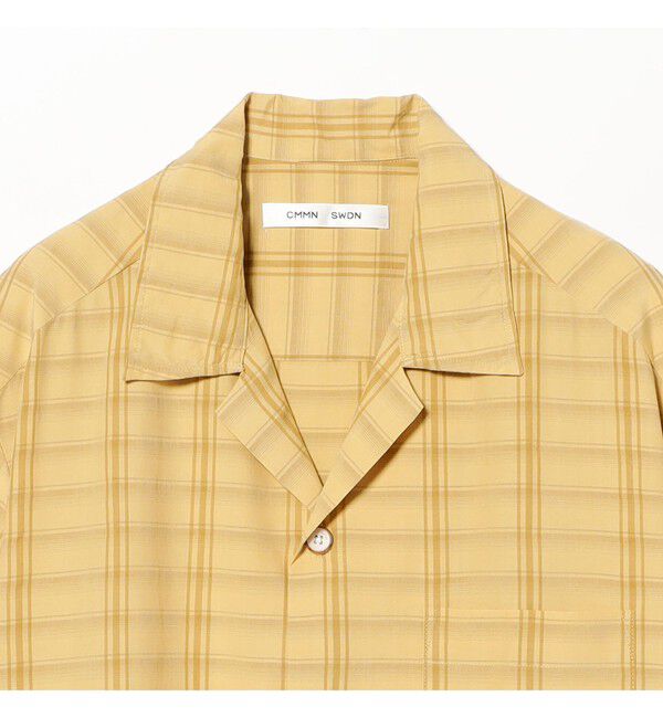 Demi-Luxe BEAMS 「CMMN SWDN / Ture チェック シャツ」|シャツ・ブラウス|