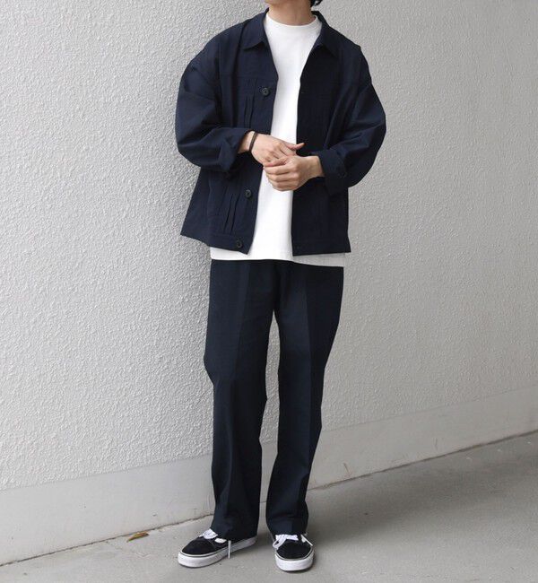 SHIPS any「SHIPS any:〈撥水/軽量/ストレッチ〉SOLOTEX(R) シアサッカー トラック ブルゾン 26SS(セットアップ対応)◇」|ブルゾン・スタジャン|