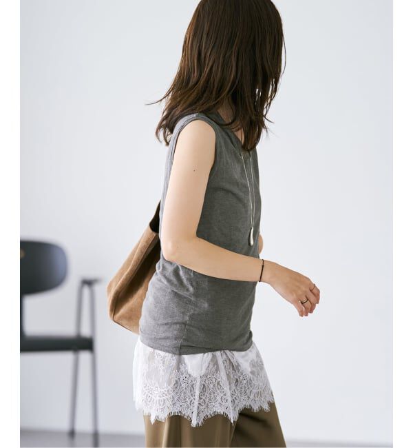 Plage「《予約》Loose sleeveless Tシャツ」|Tシャツ・カットソー|