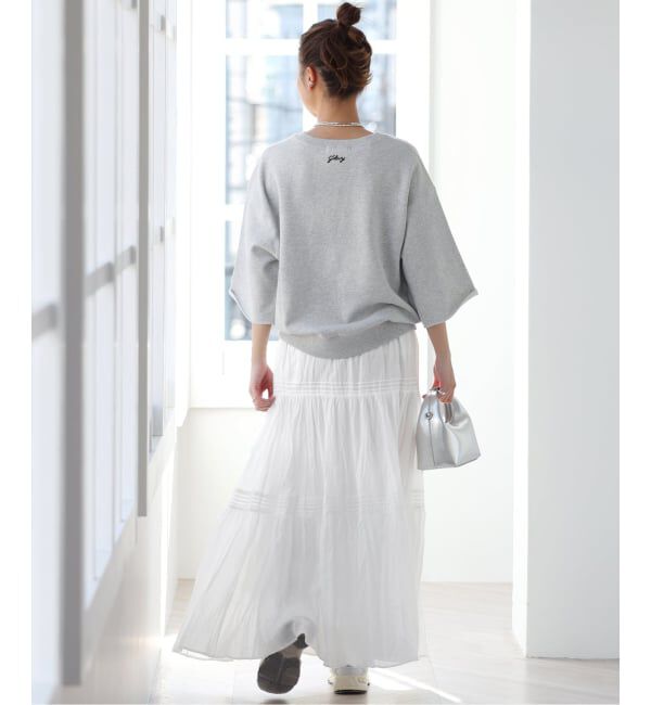 JOURNAL STANDARD relume「《WEB限定追加予約3》コットンボイルクリンクルティアードスカート」|スカート|