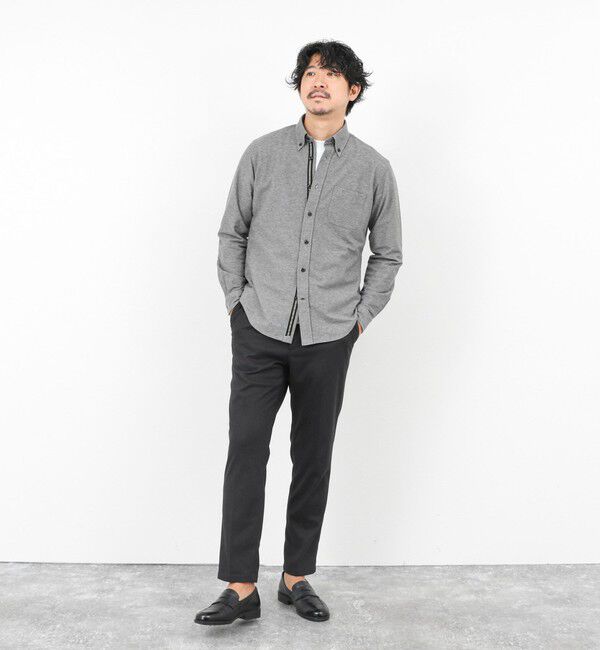 NOLLEY'S goodman「起毛ジャージ テープBD 25AW」|シャツ・ブラウス|