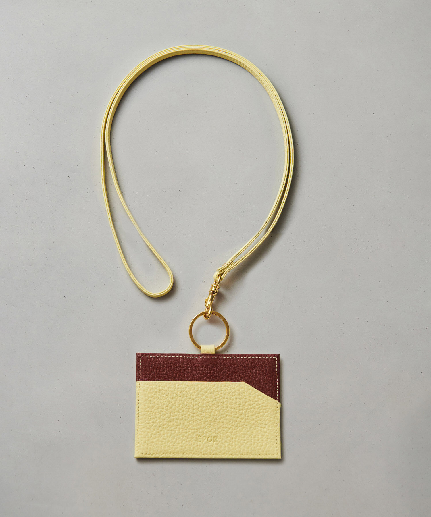 E'POR「【E'POR】 JUDD ID Card Case（IDケース）」|名刺入れ・カードケース|イエロー(80)