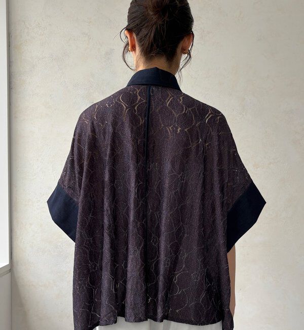  「【セットアップ可能/WEB限定】デニムレーストップス」|シャツ・ブラウス|