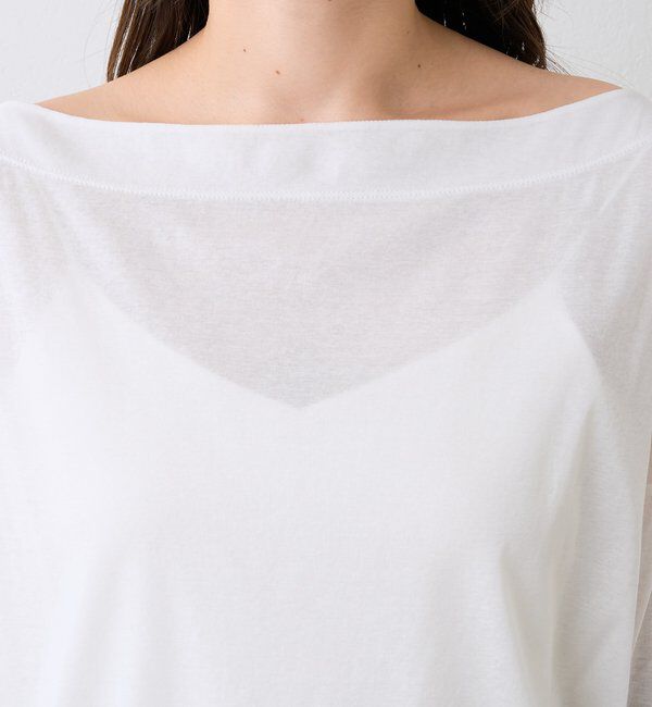  「【大人の肌見せに/抜け感◎】シアードルマンカットソー」|Tシャツ・カットソー|