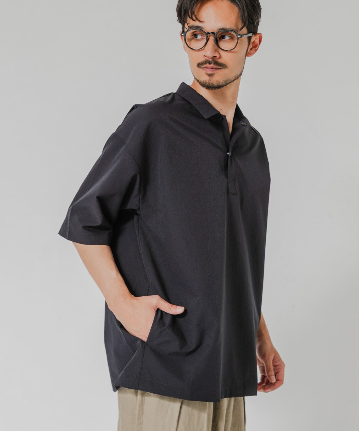 URBAN RESEARCH「COOL DOTS ポロシャツ」|ポロシャツ|ネイビー