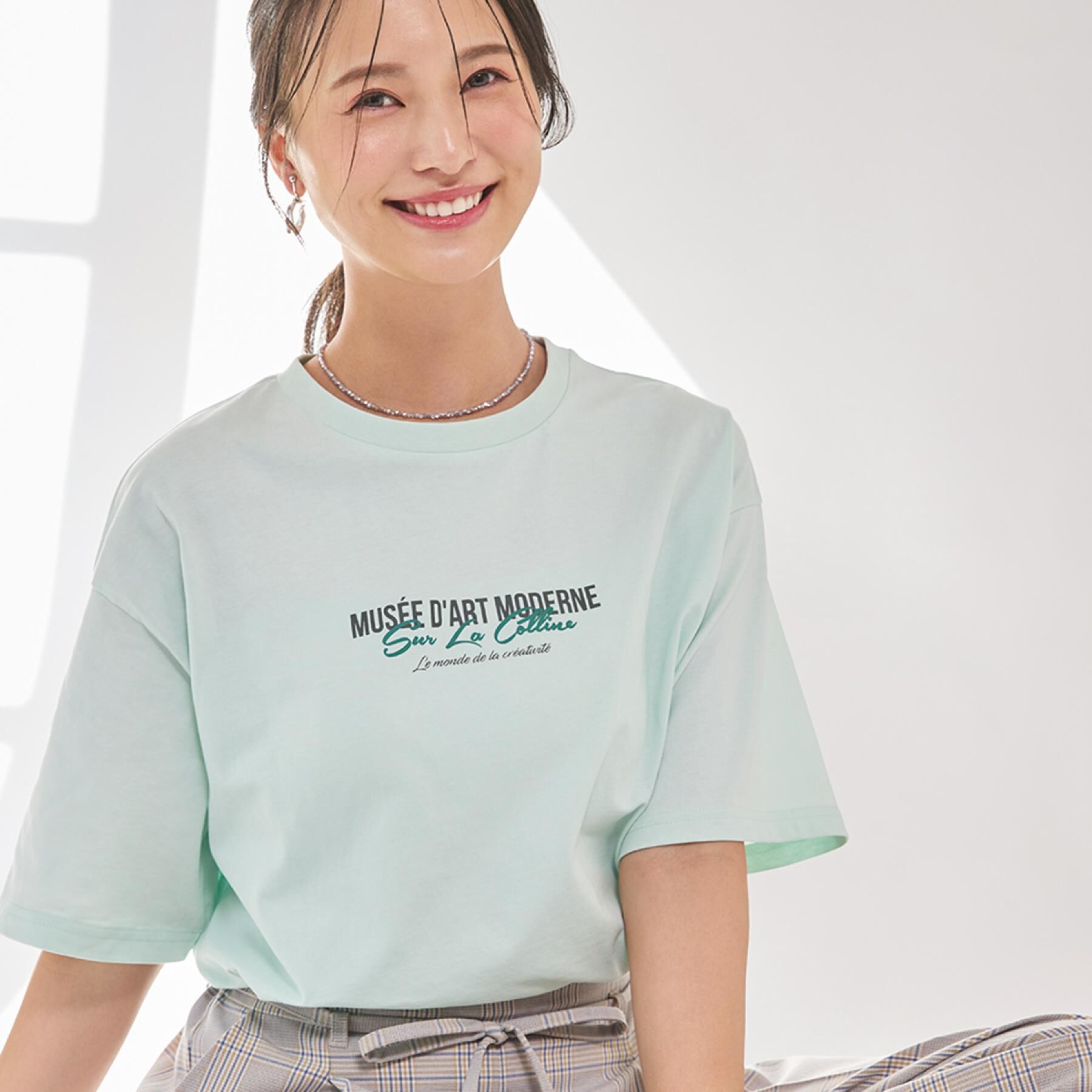 SHOO･LA･RUE「【綿100％/S-LL/プチプラ】選べる3柄 プリントアソートTシャツ」|Tシャツ・カットソー|
