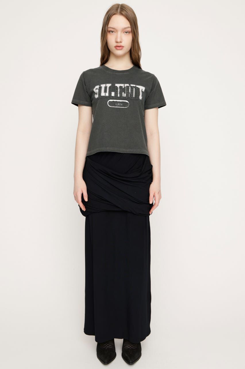 SLY「DRAPE CUT ロングスカート」|スカート|