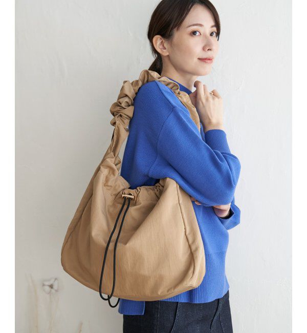 ikka「ギャザーモチテ２ＷＡＹショルダー」|その他|ベージュ
