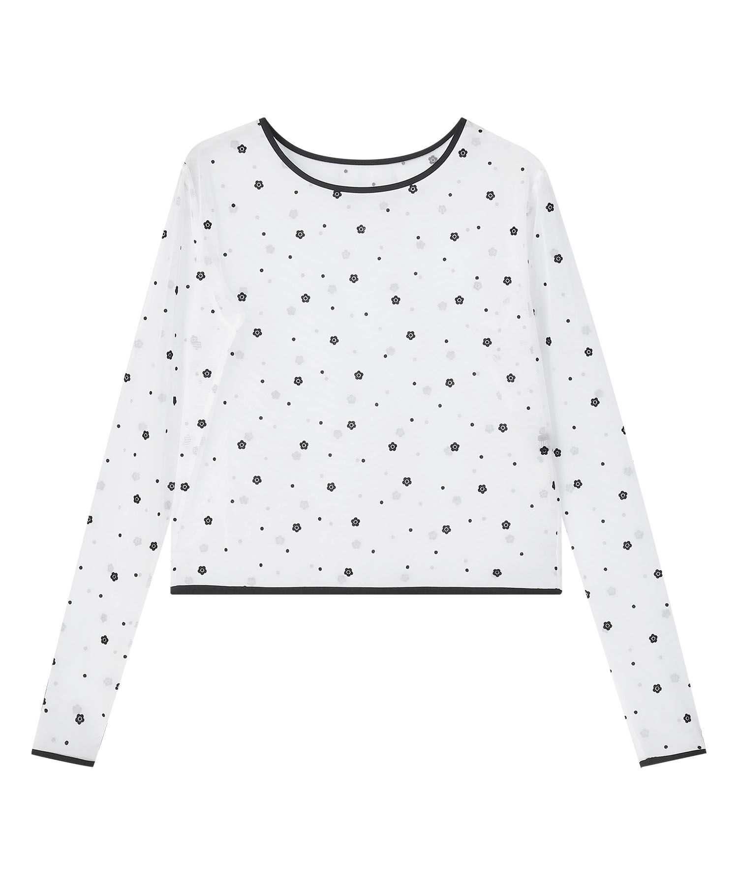 MARY QUANT「シアーフロッキー プルオーバー」|Tシャツ・カットソー|ホワイト