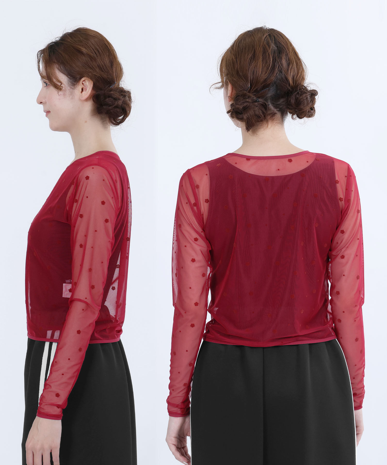 MARY QUANT「シアーフロッキー プルオーバー」|Tシャツ・カットソー|