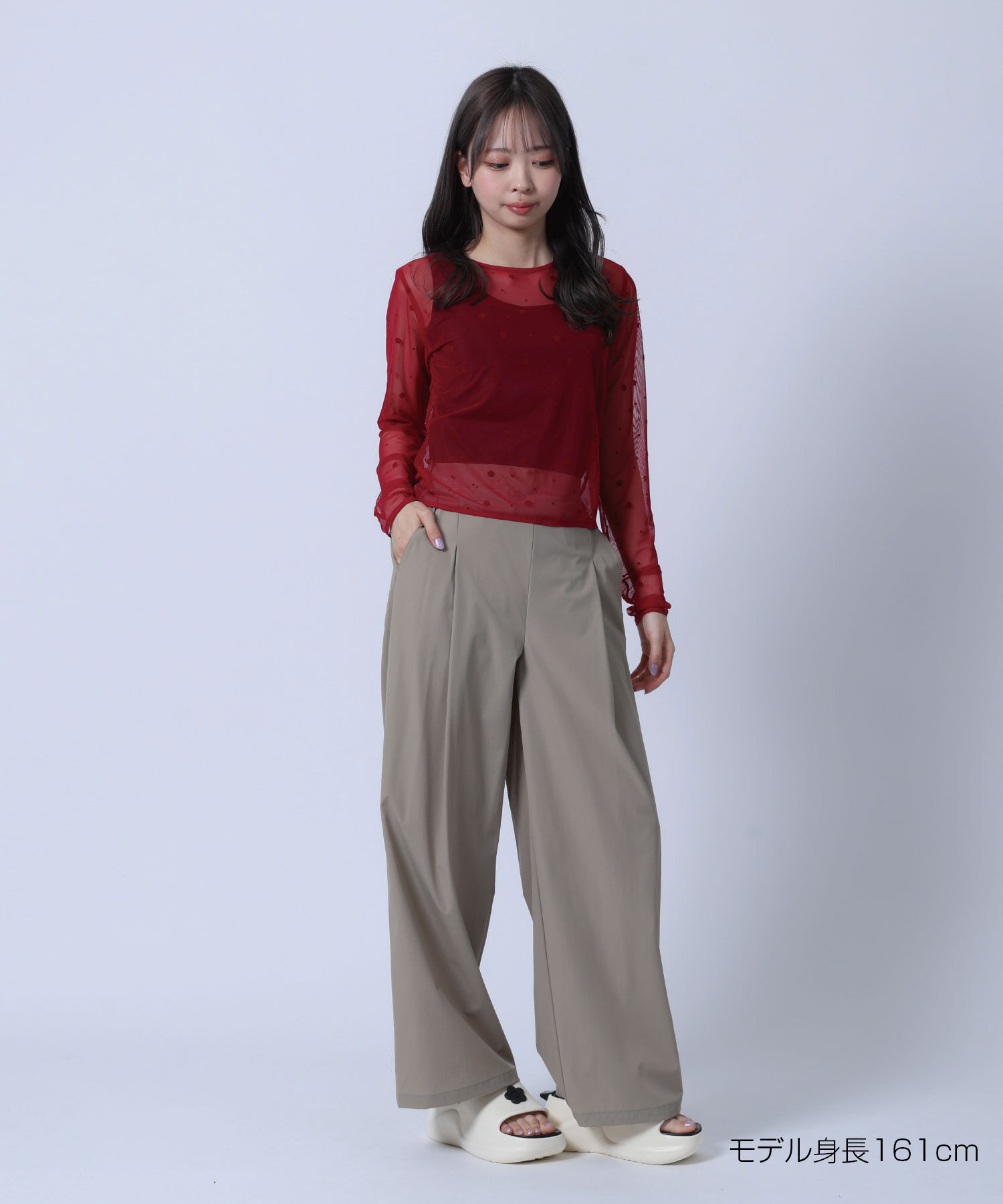 MARY QUANT「シアーフロッキー プルオーバー」|Tシャツ・カットソー|