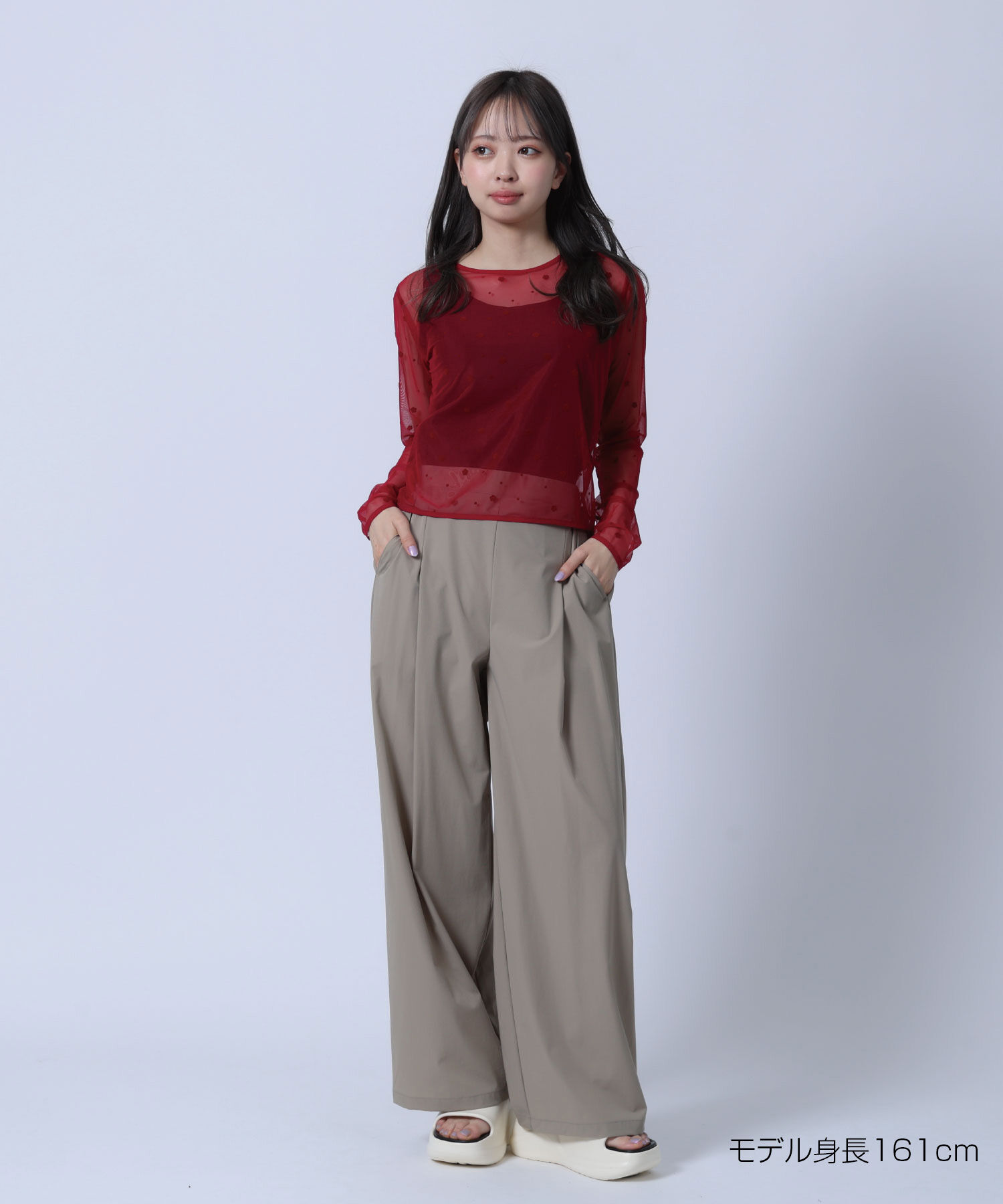 MARY QUANT「シアーフロッキー プルオーバー」|Tシャツ・カットソー|