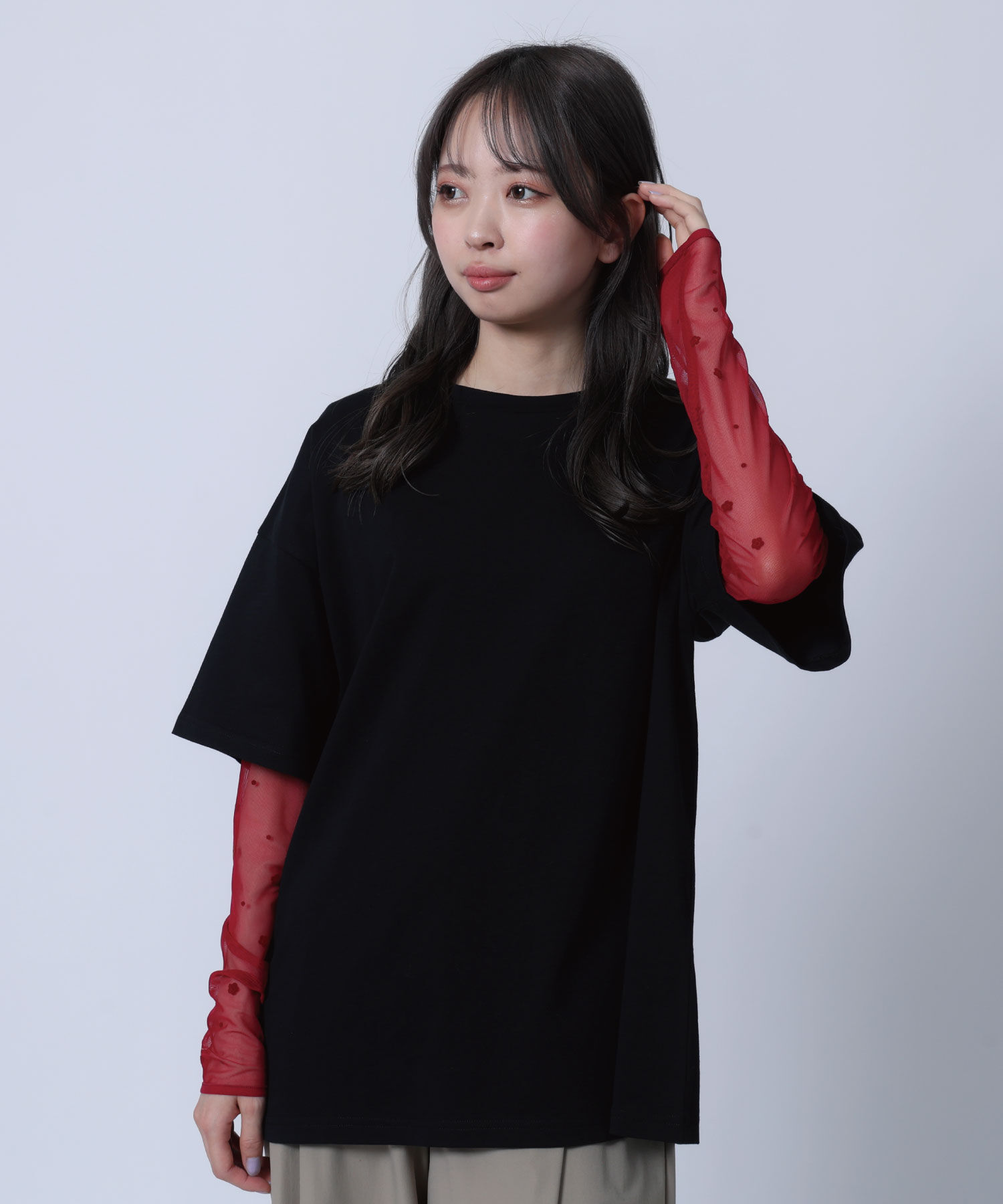 MARY QUANT「シアーフロッキー プルオーバー」|Tシャツ・カットソー|