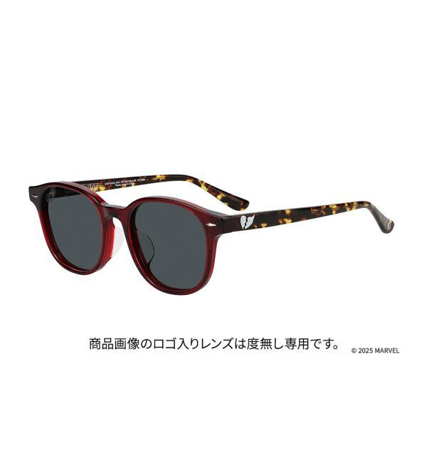  「MARVEL COLLECTION デッドプール & ウルヴァリン  ウェリントン型 サングラス | 紫外線対策 UVカット  」|サングラス|