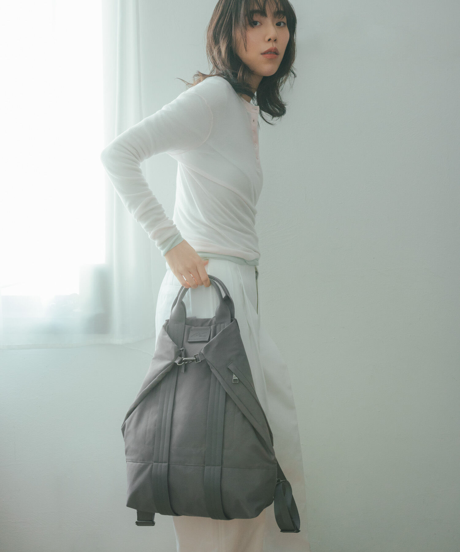 W&.Day/Night「W&.Day/Night ダブルアンドデイナイトレポ 2WAYトートリュック B4サイズ 19172」|トートバッグ|