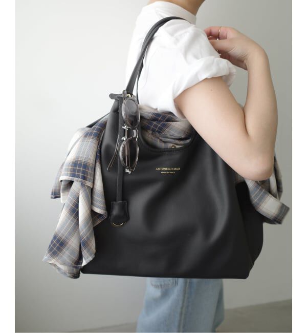 SLOBE IENA「《追加2》ANTONELLO MASI/アントネッロマージ SLOBE別注 レザートートバッグ」|トートバッグ|