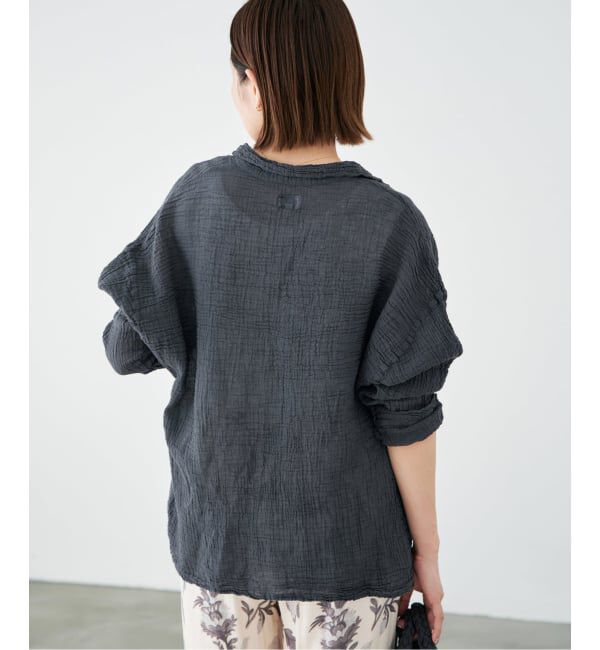 IENA「LES ATELIERS FRANCAIS DE CONFECTION Blouse Desert PE26BLDESERTGDC」|シャツ・ブラウス|