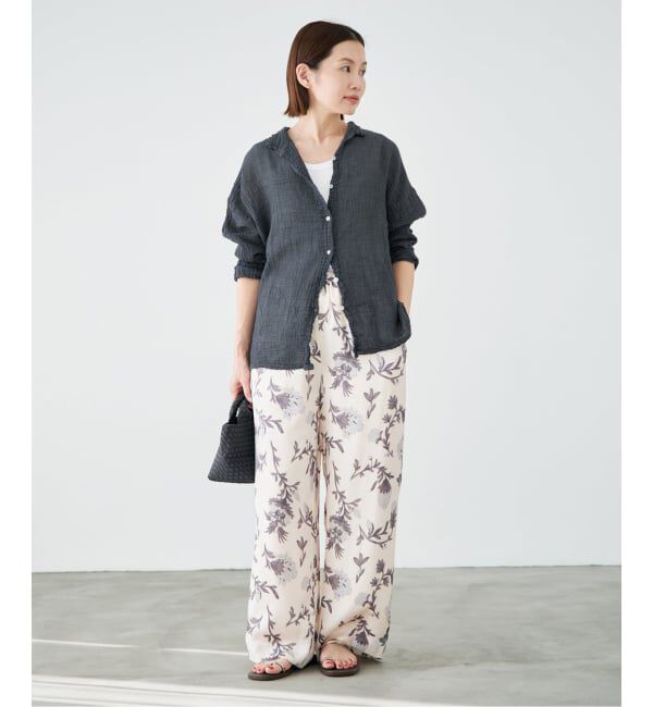 IENA「LES ATELIERS FRANCAIS DE CONFECTION Blouse Desert PE26BLDESERTGDC」|シャツ・ブラウス|