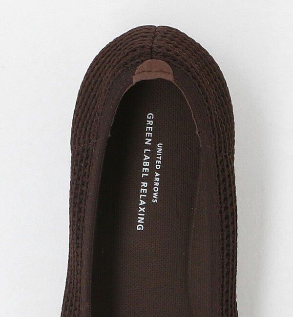 UNITED ARROWS green label relaxing「ウェルネスシアー ポインテッド フラットシューズ / ニットシューズ」|ローファー|