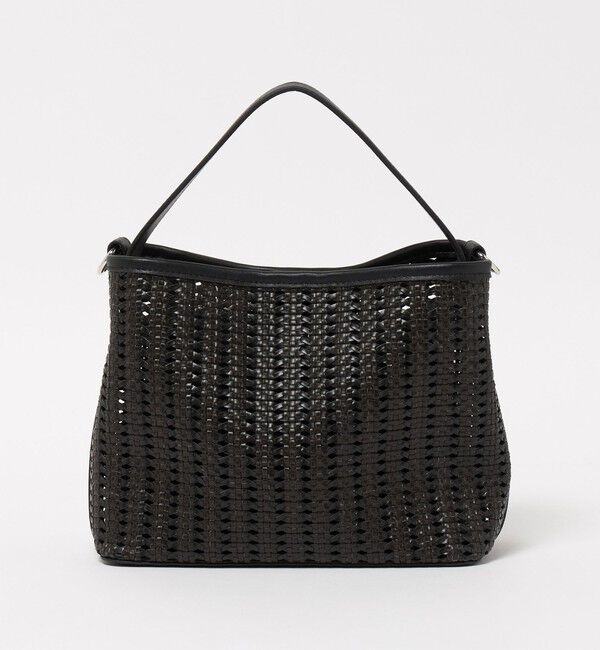 UNITED ARROWS green label relaxing「メッシュワンハンドルバッグ」|ショルダー・メッセンジャー|BLACK