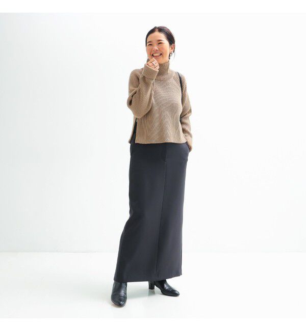 Demi-Luxe BEAMS 「サイドジップ リブ プルオーバー ニット .M」|ニット・セーター|