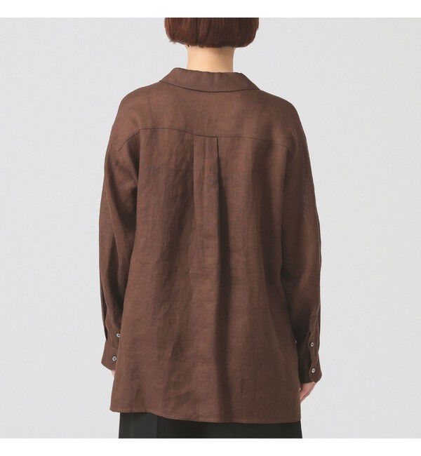 Ray BEAMS 「リネン スキッパー シャツ」|シャツ・ブラウス|
