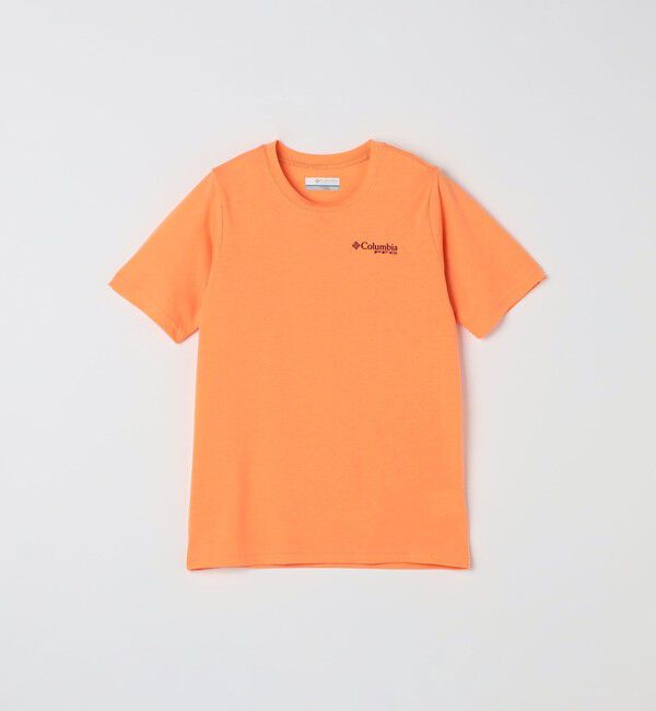 SHIPS any「Columbia: PFG ロゴ プリント Tシャツ<KIDS>」|Tシャツ・カットソー|オレンジ