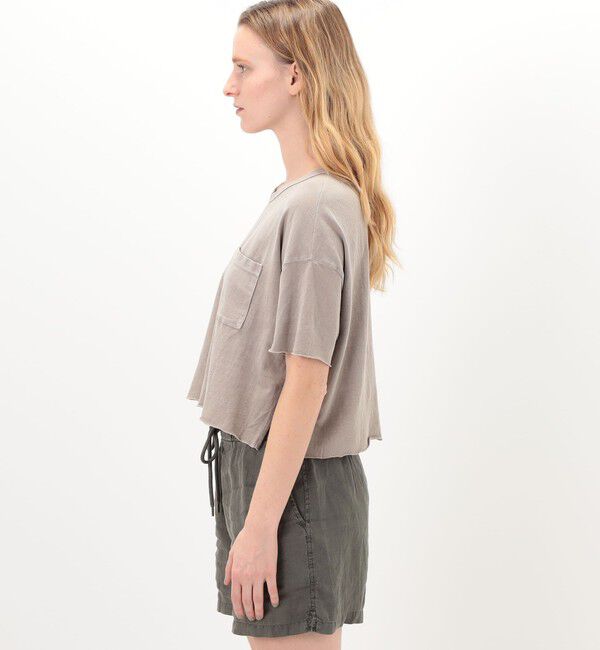 JAMES PERSE「クロップドリラックスフィットポケットTシャツ WRBJ3168」|Tシャツ・カットソー|