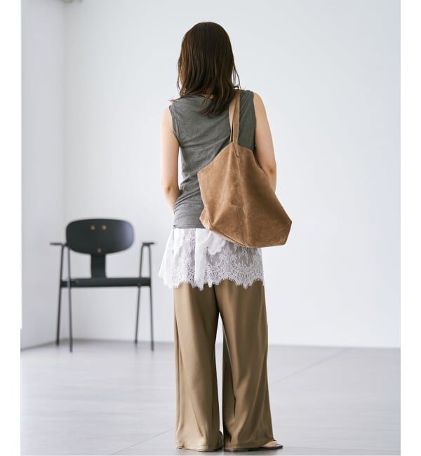 Plage「《予約》Cutoff satin パンツ」|その他|